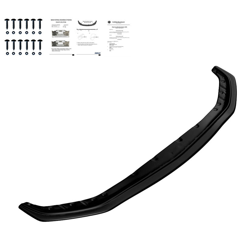 OneWay, Frontspoiler, glänzend Schwarz, Passend für BMW 5-Series G30/G31 M-Pack (2017-2020), 'Aerodynamisch'