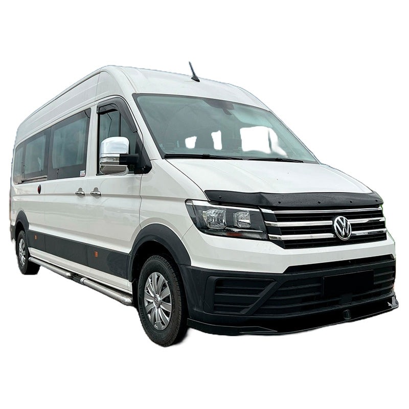 OneWay, Frontspoiler, glänzend Schwarz, Passend für Volkswagen Crafter MK2 (2016-) & MAN TGE MK1 PreFacelift (2016-), 'Version 2'