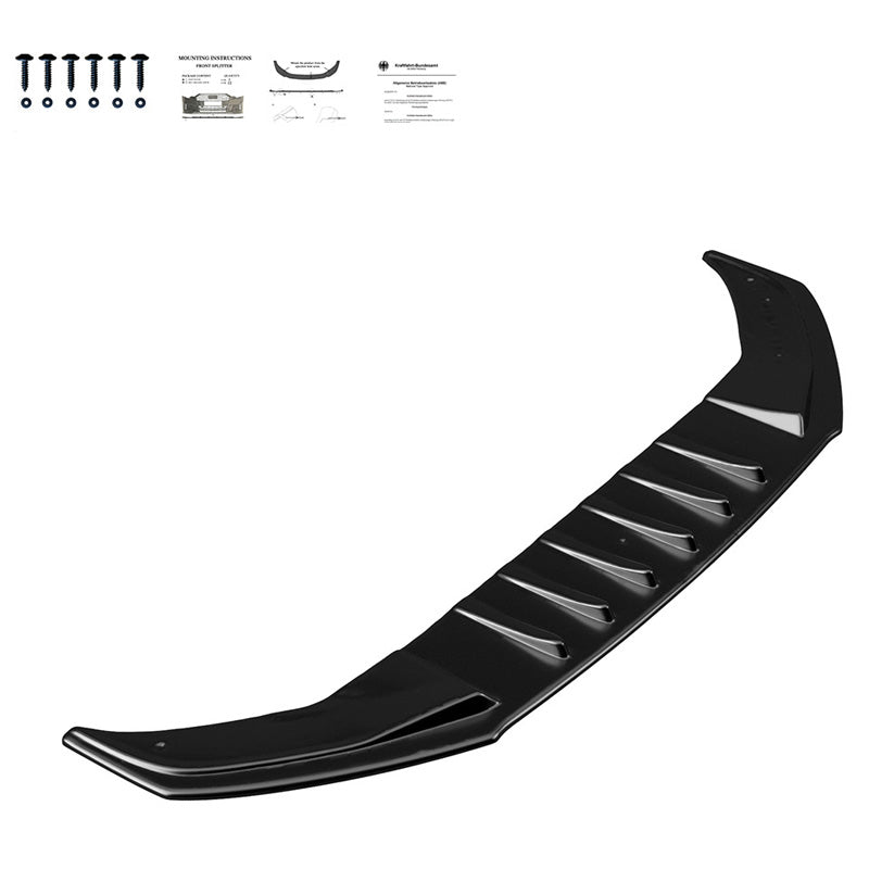 OneWay, Frontspoiler, glänzend Schwarz, Passend für Volkswagen Arteon R-Line (2017- inkl. Shooting Brake)
