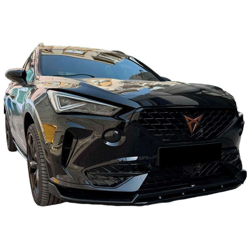 OneWay, Frontspoiler, glänzend Schwarz, Passend für Cupra Formentor 2020-2024, OEM-Qualität