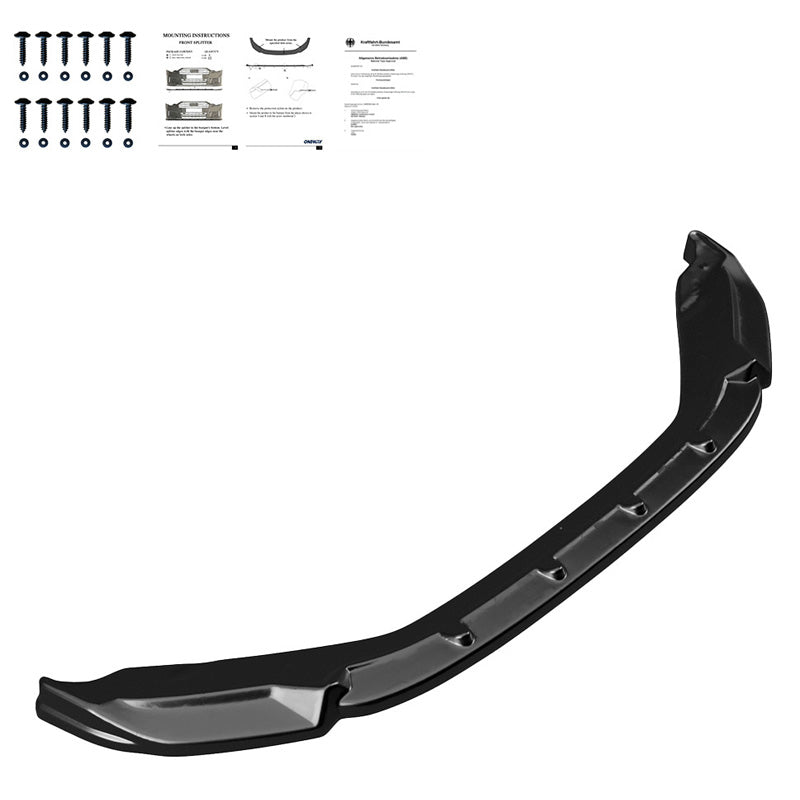 OneWay, Frontspoiler, Glanzschwarz, Passend für Skoda Kodiaq I Facelift 2021-2024, 100 % fahrzeugspezifische Passform