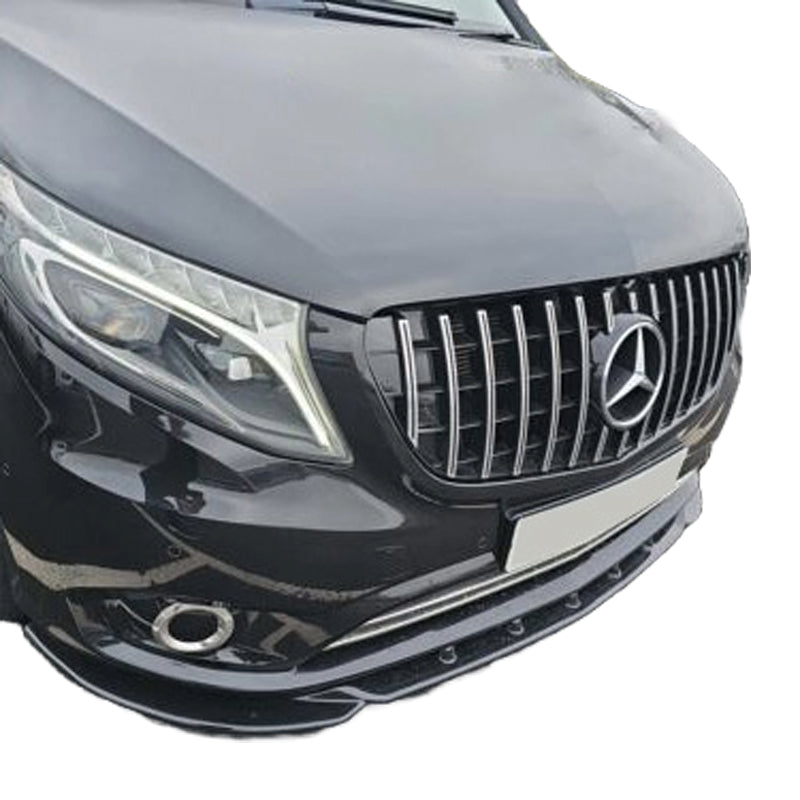 OneWay, Frontspoiler, Glanzschwarz, Passend für Mercedes Vito W447 (2014-), ABE TÜV-geprüft