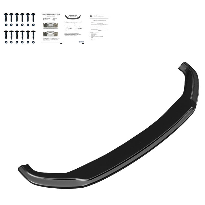 OneWay, Frontspoiler, Glanzschwarz, Passend für Audi Q5/SQ5 (FY) 2017-2020, ABE TÜV-geprüft