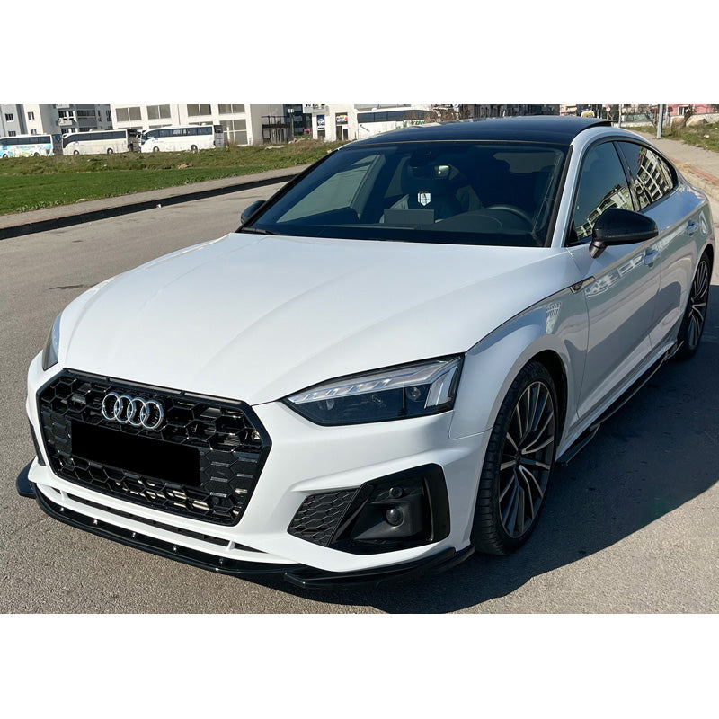 OneWay, Frontspoiler, Hochglanzschwarz, Passend für Audi A5 S-Line/S5 F5 Facelift (2019-), „Sportlicher Look“