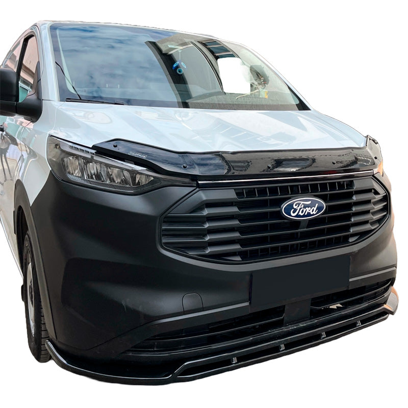 OneWay, Frontspoiler, Glanzschwarz, Passend für Ford Transit Custom MK2 (2023-), Version 2, 2-teiliges Set