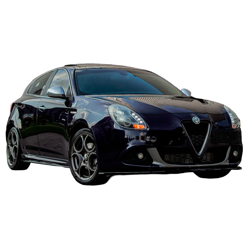 OneWay, Frontspoiler, glänzend schwarz, Passend für Alfa Romeo Giulietta 2010-2020