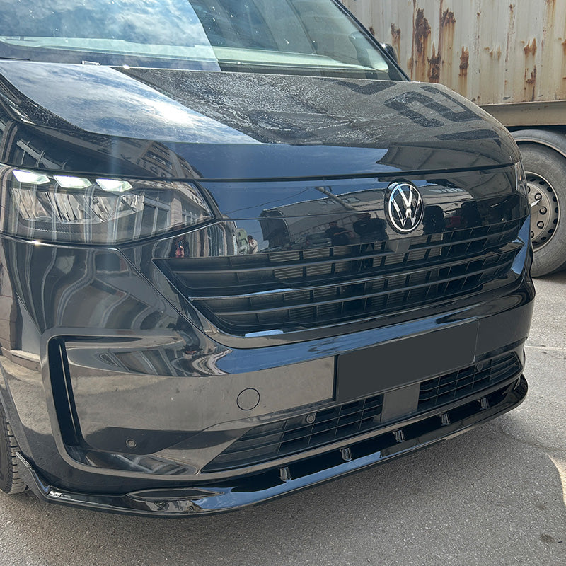 OneWay, Frontspoiler, glanzschwarz, Version 5, passt zu Volkswagen Transporter T7 (2024-)