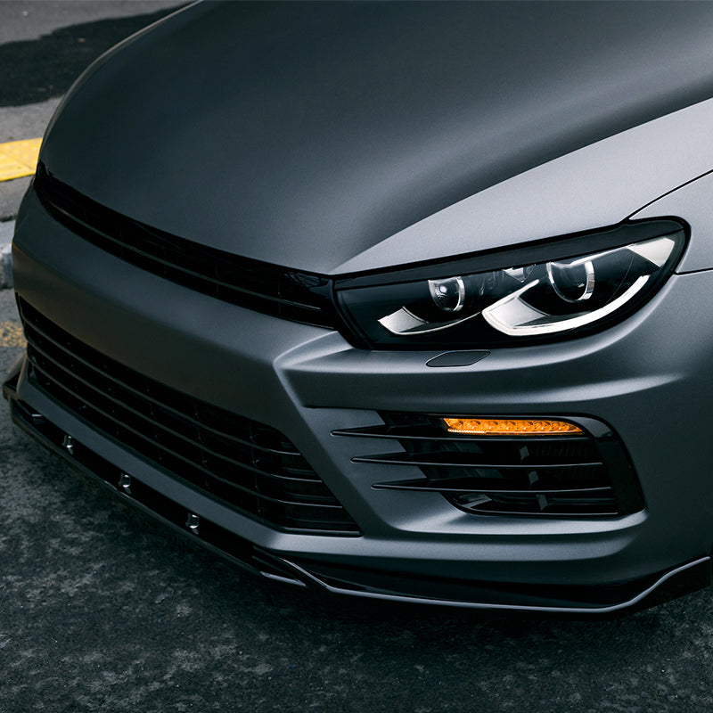 OneWay, Frontspoiler, Hochglanz Schwarz, passt für Volkswagen Scirocco R Facelift (2014-2017)