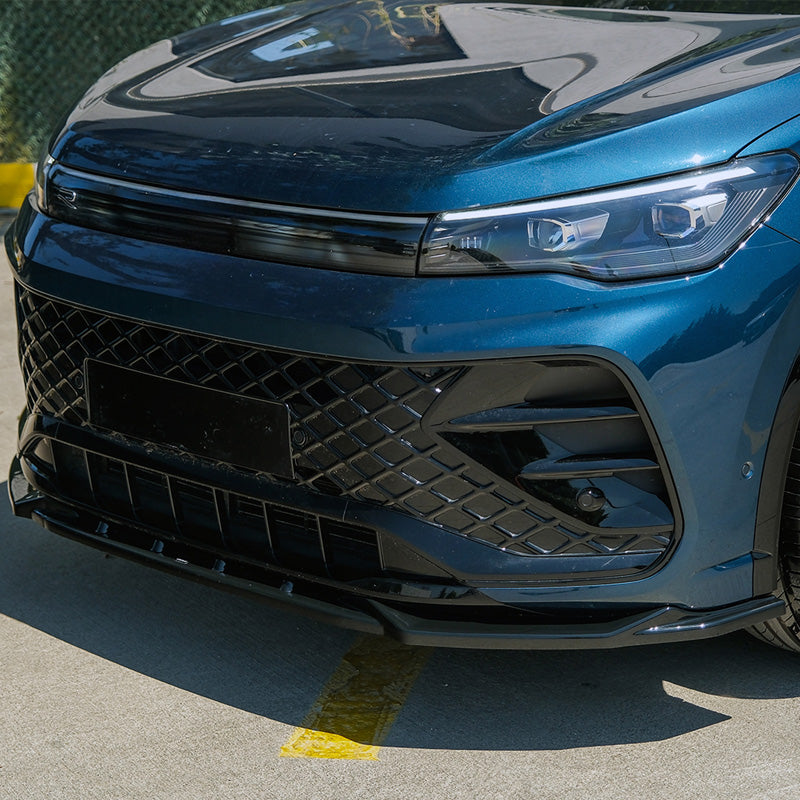 OneWay, Frontspoiler, Glanzschwarz, passt für Volkswagen Tiguan III (CT1) R-Line (2024-)