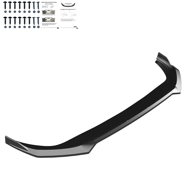 OneWay, Frontspoiler, Glanzschwarz, passend für Volkswagen Golf VIII HB/Variant Facelift (2024-) excl. GTi/GTD/GTE/R/R-Line