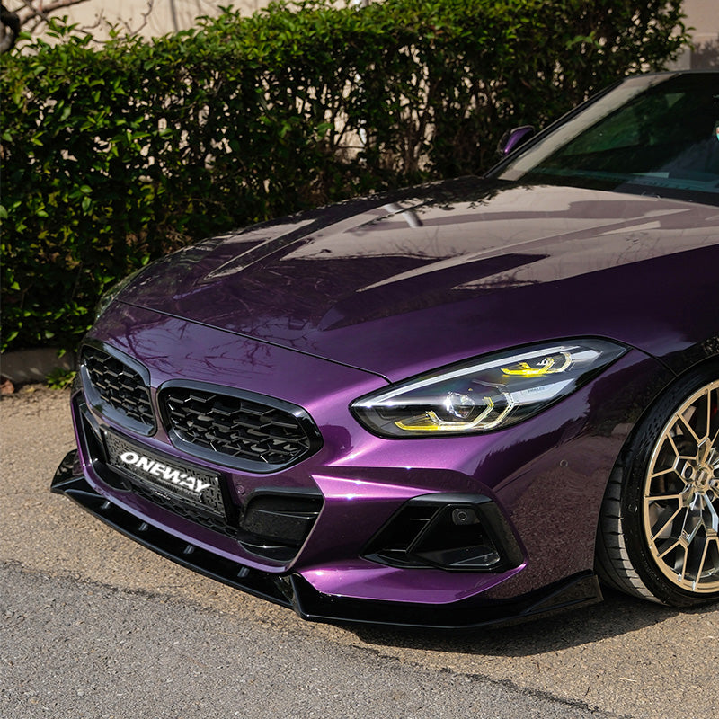 OneWay, Frontspoiler, Glanzschwarz, passt zu BMW Z4 (G29) M-Pack/M40i (2018-2022) & Facelift (2022-)