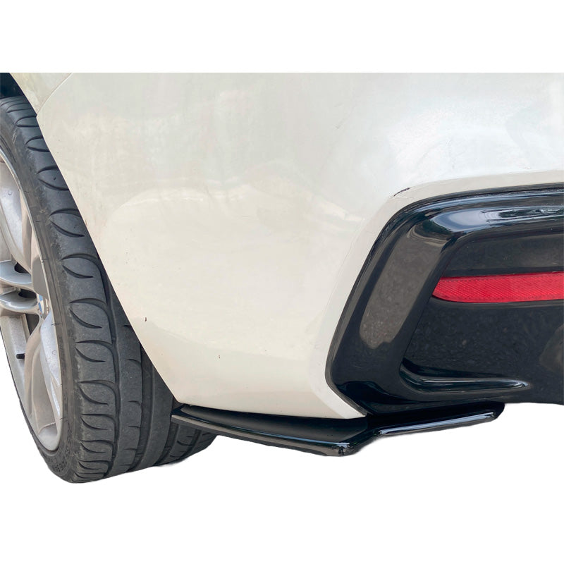 OneWay, Heckstoßstangen-Splitter, Glanzschwarz, Passend für BMW 1-Serie F20/F21 M-Power Facelift 2015-2019