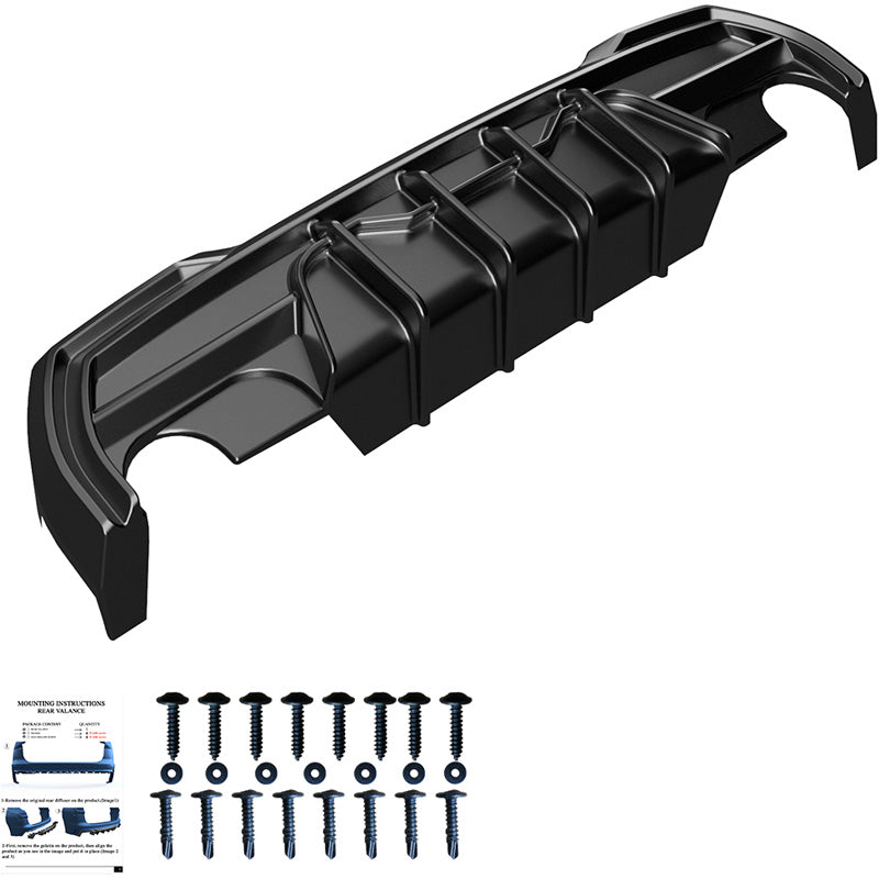 OneWay, Frontlippe, glanzschwarz, passt zu BMW 1-Serie F40 M-Pack/M135i (2019-)