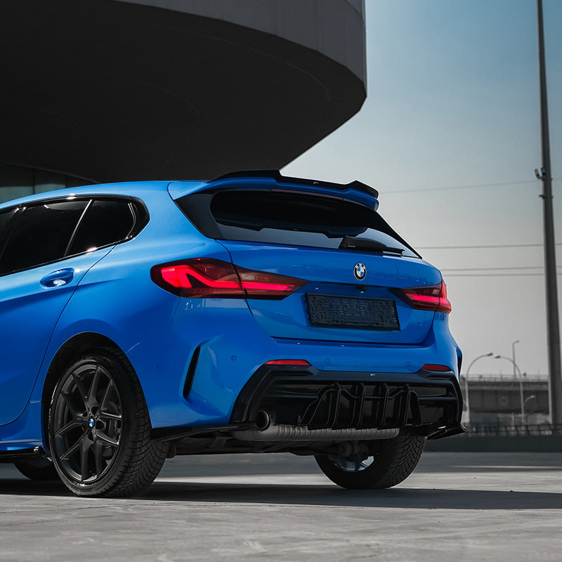OneWay, Frontlippe, glanzschwarz, passt zu BMW 1-Serie F40 M-Pack/M135i (2019-)