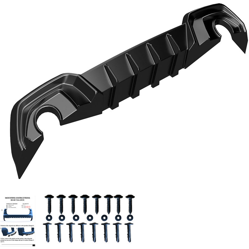 OneWay, Frontlippe, glanzschwarz, passt zu BMW 3-Serie G20/G21 M-Pack (2018-2022)