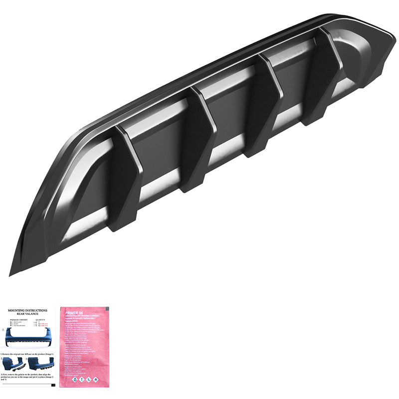 OneWay, Frontlippe, Glanzschwarz, passt für Volkswagen Tayron (R41) (2024-)