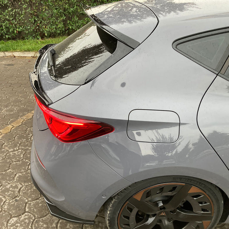OneWay, Kofferraumspoiler, glänzend schwarz, passend für Cupra Leon HB 2020-, 'Elegant Design'