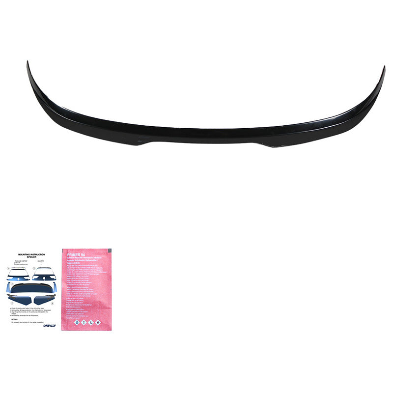 OneWay, Dachspoiler-Kappe, glänzend schwarz, Passend für BMW X1 F48 M-Pack (2015-2019)