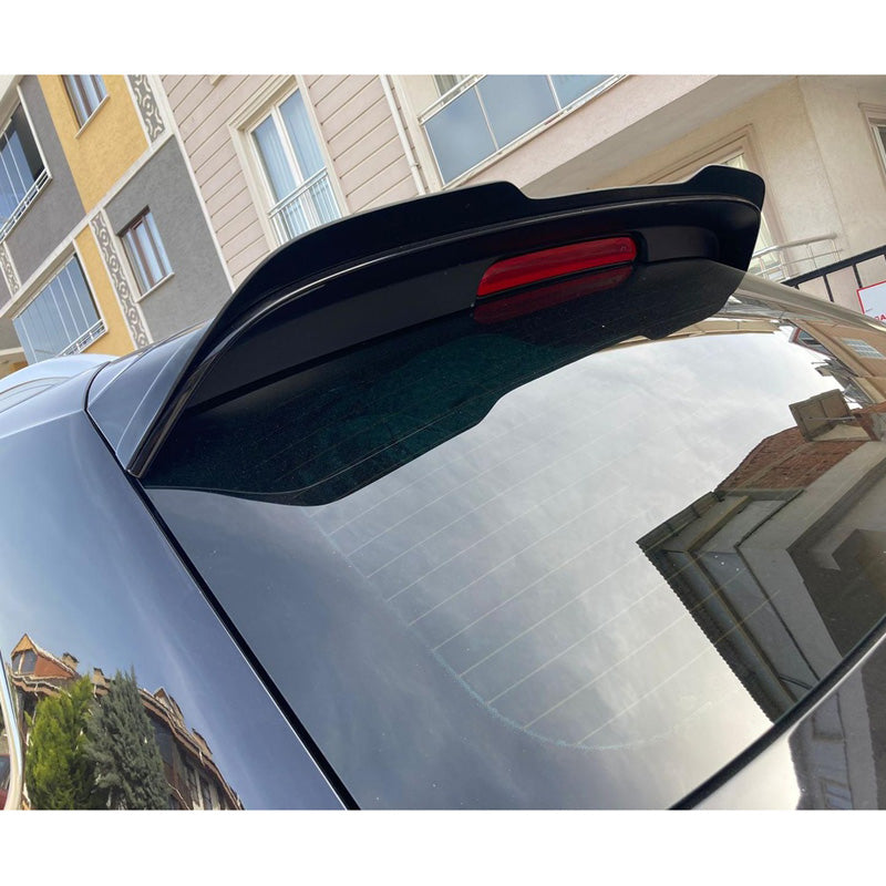OneWay, Dachspoiler-Kappe, glänzend schwarz, Passend für Volkswagen Tiguan II R-Line (2016-2020), Version 2
