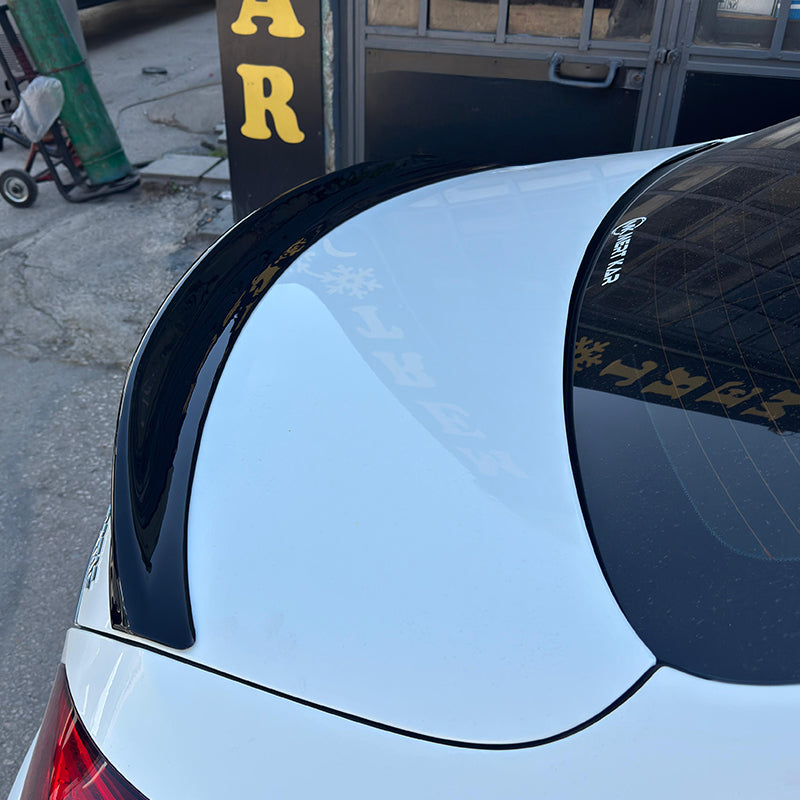 OneWay, Heckspoiler, glänzend schwarz, passend für Mercedes C-Class (W205) Sedan (2014-2021) inkl. AMG