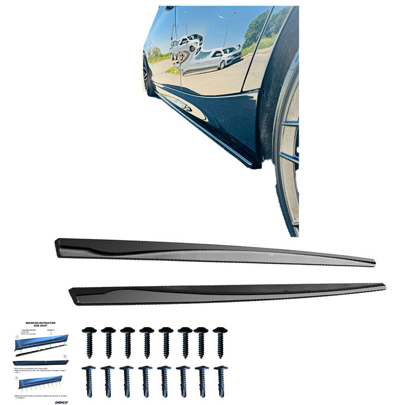OneWay, Seitenschweller, glänzend schwarz, Passend für BMW 1-Series F20/F21 M-Power 2011-2019