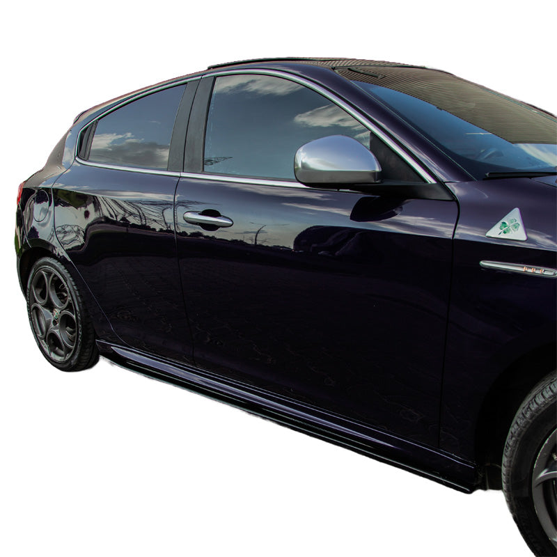 OneWay, Seitenschweller-Set, Hochglanzschwarz, Passend für Alfa Romeo Giulietta Sport 2010-2020, 2-teilig