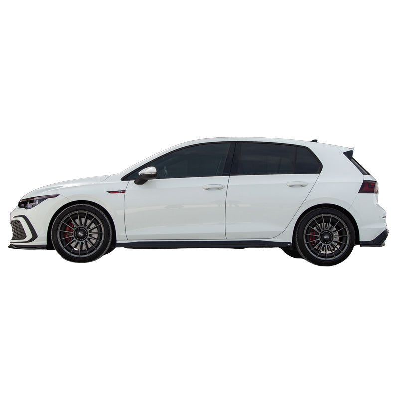 OneWay, Seitenschweller, Hochglanzschwarz, Passt für Volkswagen Golf VIII HB/Variant GTI/GTI Clubsport/GTD/R-Line 2020-, 'Elegance'