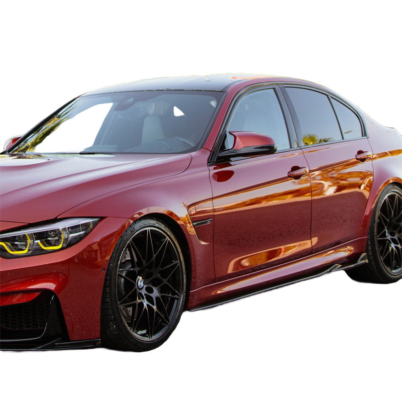 OneWay, Seitenschweller, Glanzschwarz, Passt für BMW M3 F80 (2014-2018) – 2-teiliges Set