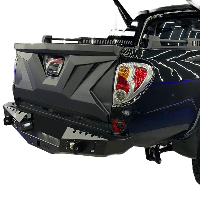OneWay, Heckklappenabdeckung, Matt schwarz, Passt für Mitsubishi L200 Triton 4 (2010-2014)