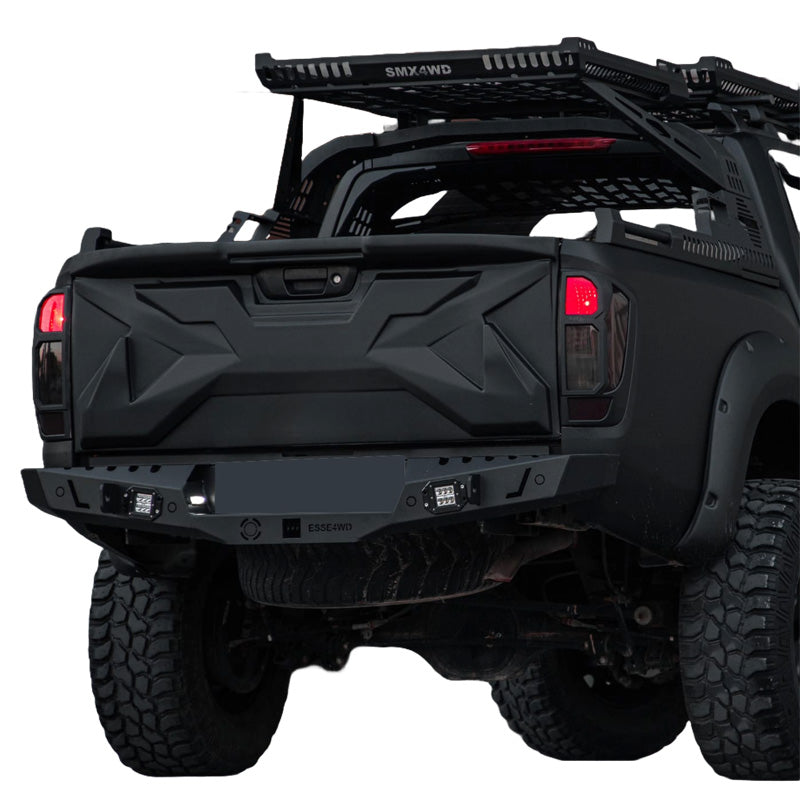OneWay, Heckklappendäksel, Matt schwarz, Passt für Nissan Navara NP300 (D23) 2014-2021, 'ABS'