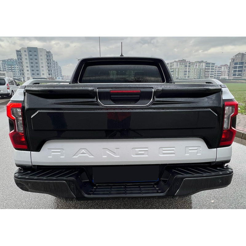 OneWay, Heckklappenschutz, Glanzschwarz, Passt für Ford Ranger T9 (2022-), OEM-Qualität