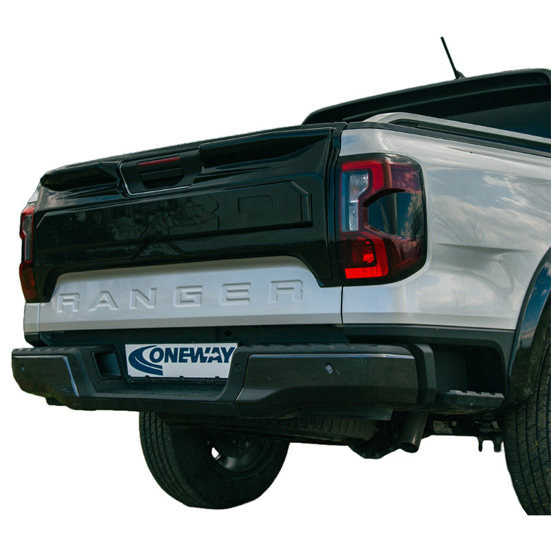 OneWay, Heckklappenabdeckung, Matt schwarz, Passt für Ford Ranger T9 (2022-), hochwertiger ABS-Kunststoff