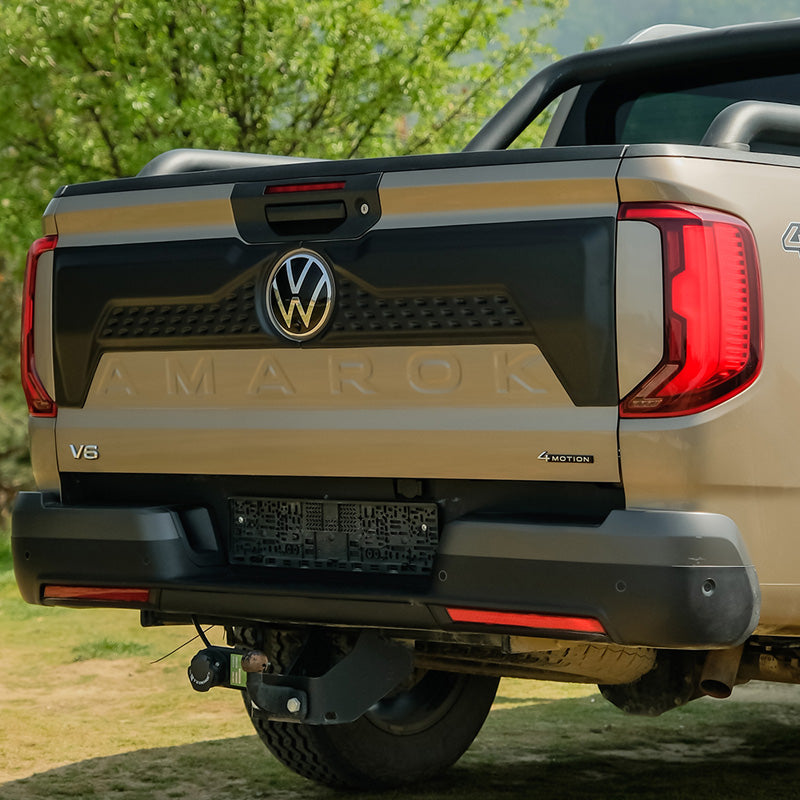 OneWay, Heckklappenabdeckung, Mattschwarz, passt für Volkswagen Amarok MK2 (2022-)