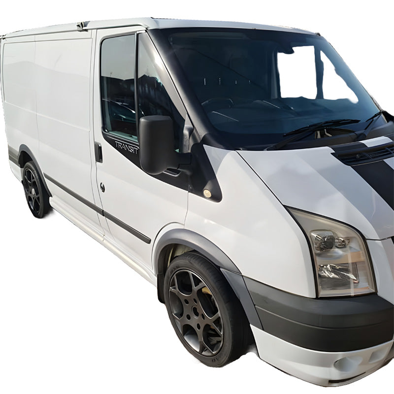 OneWay, Radhausschalen, Matt schwarz, Passt für Ford Transit MK7 2006-2014, 8-teiliges Set