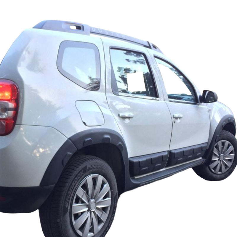 OneWay, Radlaufverbreiterungen, Mattschwarz, Passend für Dacia Duster I (2010-2017), 8-teiliges Set