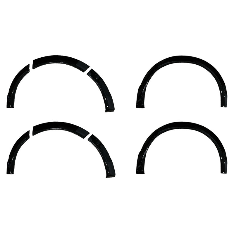 OneWay, Radlaufverbreiterungen in Glanzschwarz, Passend für Volkswagen Transporter T6 (2015-2019), 8-teiliges Set