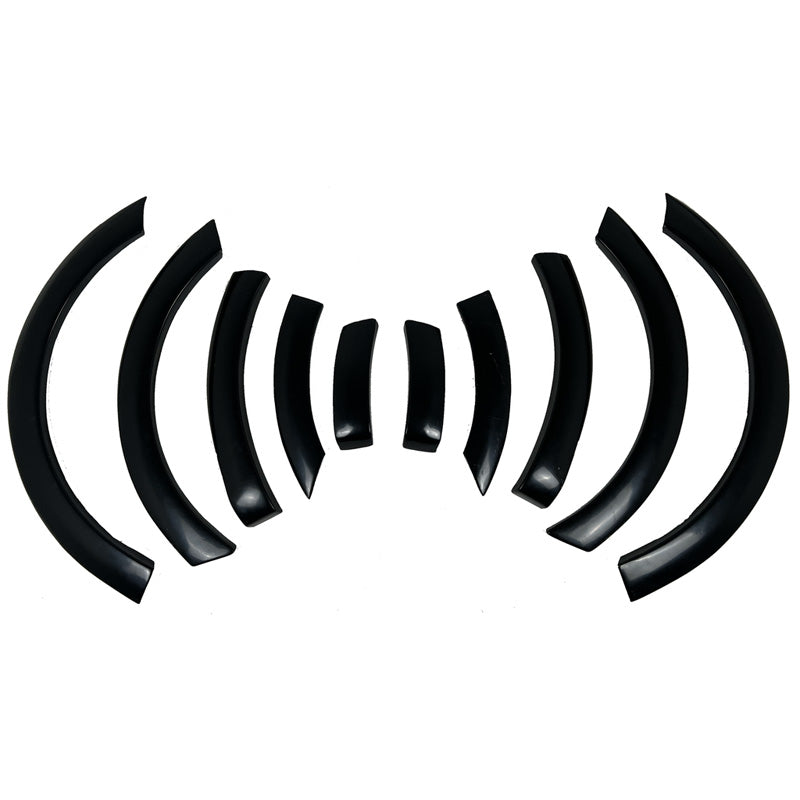 OneWay, Radlaufverbreiterungen, Glanzschwarz, Passend für Volkswagen Caddy MK4 (2015-2020), 10 Stk. Set