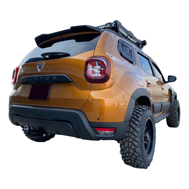OneWay, Radlaufverbreiterungen, Mattschwarz, Passend für Dacia Duster II (2018-2024), 8-teiliges Set