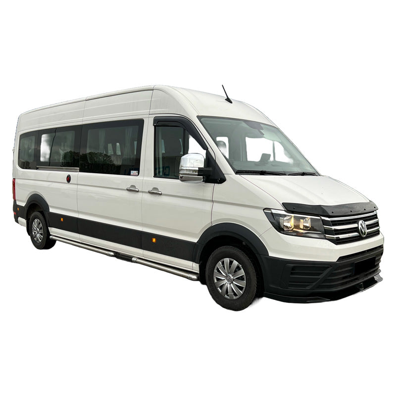 OneWay, Radlaufverbreiterungen, Mattschwarz, Passend für Volkswagen Crafter MK2 & MAN TGE MK1 PreFacelift (2016-), 4 Teile