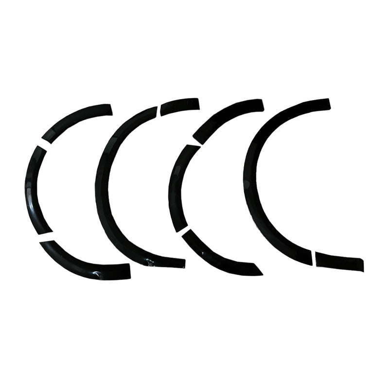 OneWay, Radlaufverkleidungen, Glänzend Schwarz, Passend für Volkswagen Transporter T6.1 (2020-2022), 10-teiliges Set