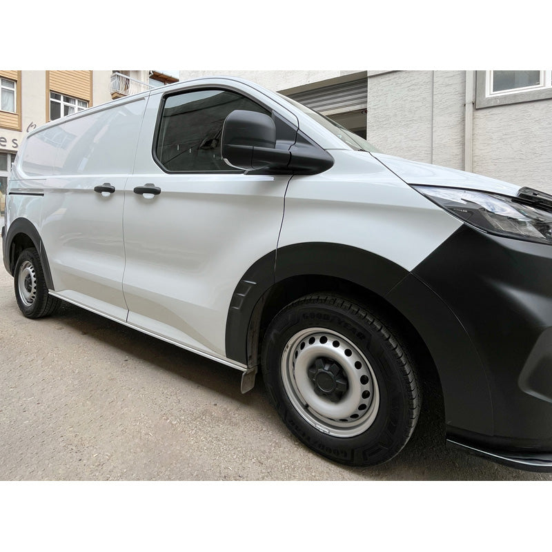 OneWay, Radlaufleisten-Set, Matt Schwarz, Passend für Ford Transit Custom MK2 (2023-), 10-teiliges Set