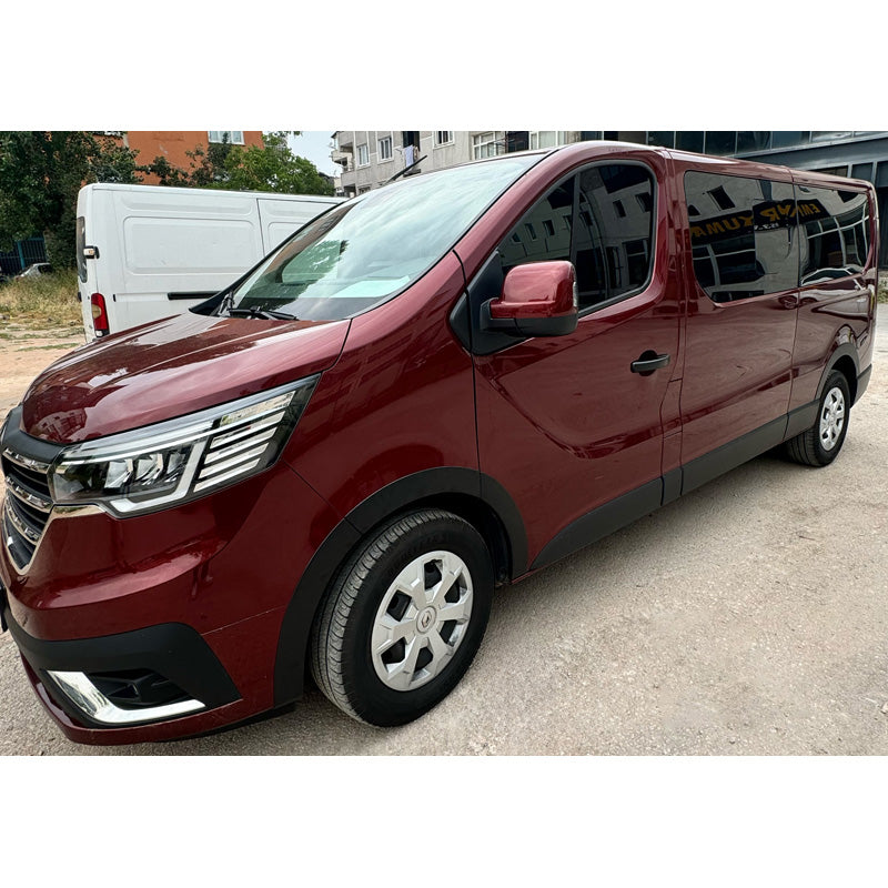 OneWay, Radlaufleisten-Set, Matt Schwarz, Passend für Renault Trafic 2022-, 8 Teile