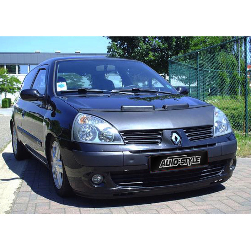 AutoStyle, Motorhaubenschutz, Schwarz, passt für Renault Clio II (2001-2005)