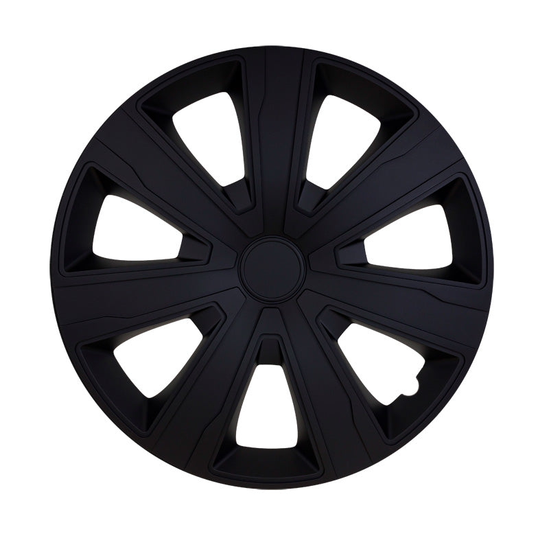 AutoStyle, Radkappen 'Tenzo', Schwarz, 15-Zoll, Set aus 4
