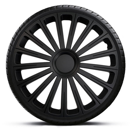 AutoStyle, Hjulkapselsæt, 'Radical', 13-tommer, Sort