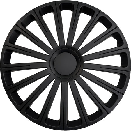 AutoStyle, Hjulkapsler, 'Radical', 16-tommer, sort, sæt af 4