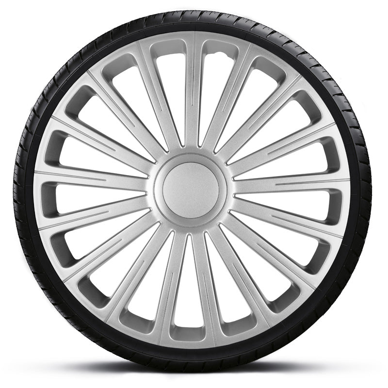 AutoStyle, Hjulkapselsæt Radical, 16-tommer, sølv, 4 stk.