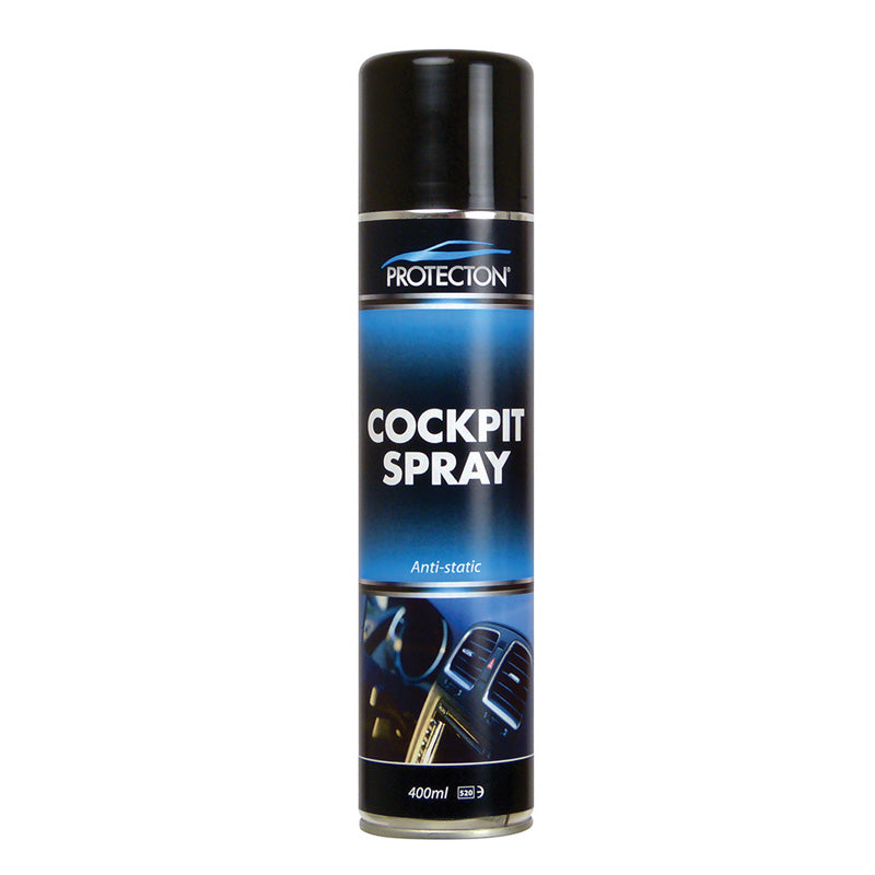 Protecton, Cockpitspray Anti-statisch 400ml, Flüssigkeit, Schwarz