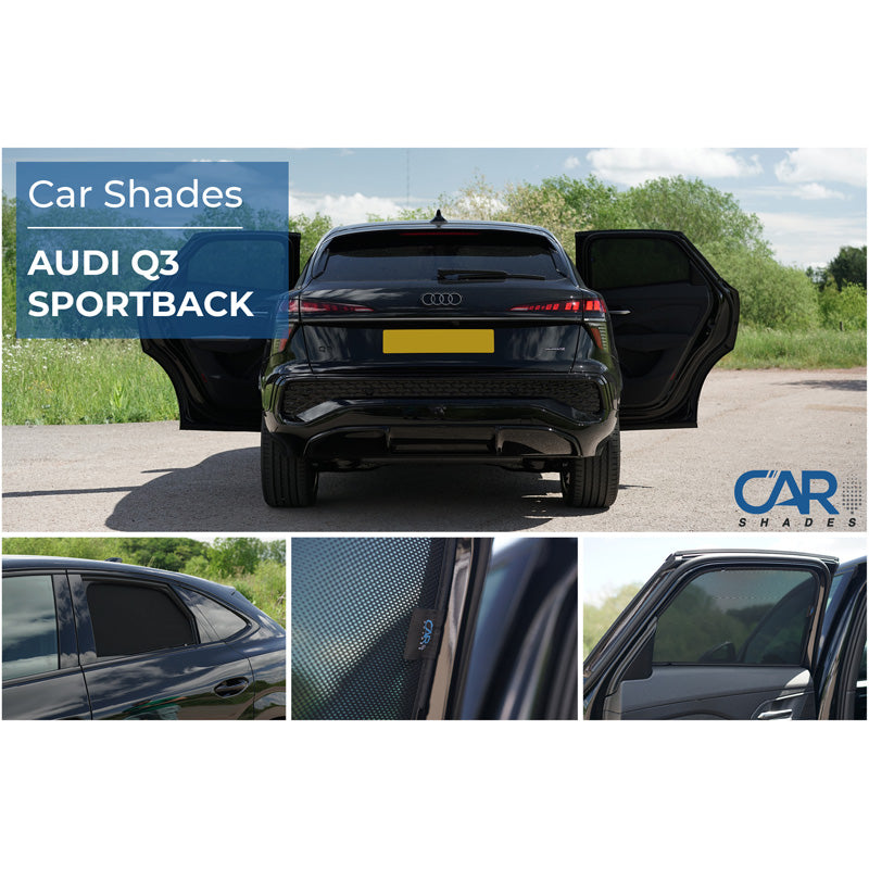 Car Shades, Solgardin, Bagdøre, 2-pak, passer til Audi Q3 (FJN) Sportback (2025-)