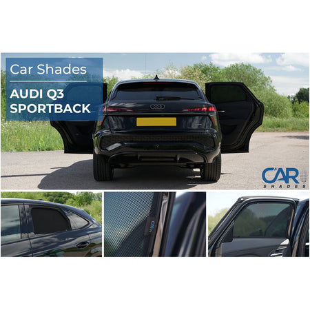 Car Shades, Solgardin, Bagdøre, 2-pak, passer til Audi Q3 (FJN) Sportback (2025-)